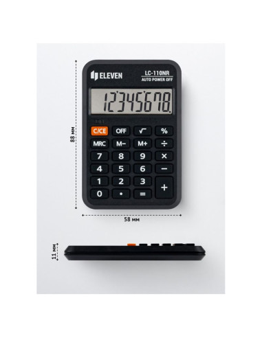 Eleven kalkulator kieszonkowy lc-110nr zastępuje citizen