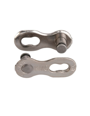 Kmc złączka 7,8 ept 2 szt. srebrna 7,1mm blister