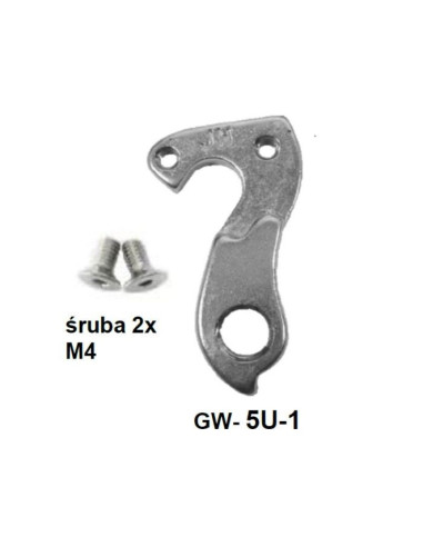 Hak przerzutki do ramy gw-5u-1