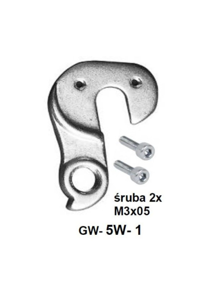 Hak przerzutki do ramy gw-5w-1