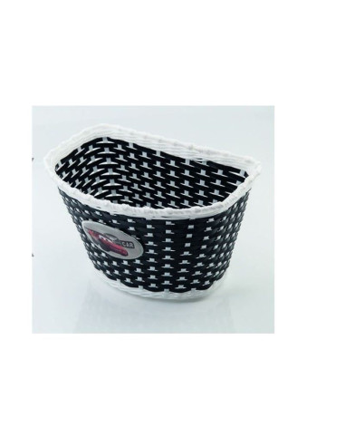 Koszyk rowerowy-plastik przód czarny cars