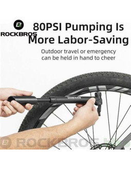 Rockbros pompka rowerowa 42520001001 czarna 2