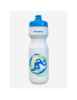 Rockbros bidon rowerowy dcbt69b biało-niebieski