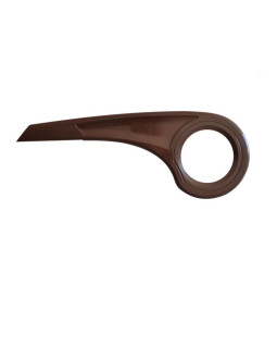 Osłona łańcucha polipropylen ciemny brąz