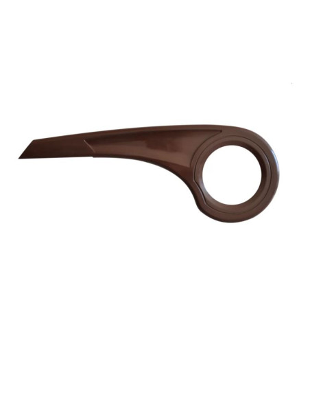 Osłona łańcucha polipropylen ciemny brąz