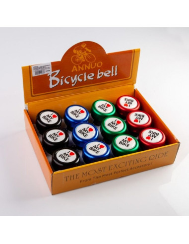 Dzwonek alu/kolor opakowanie 12 sztuk