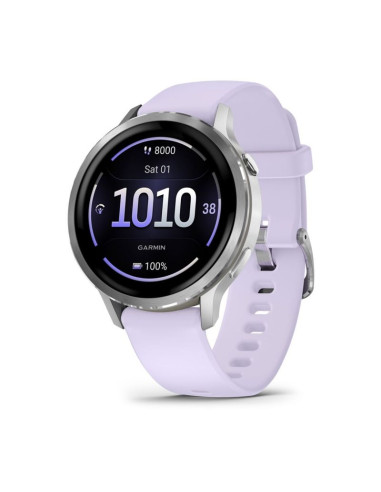 Smartwatch garmin venu 4 41mm gray silver periwinkle