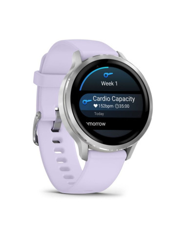 Smartwatch garmin venu 4 41mm gray silver periwinkle