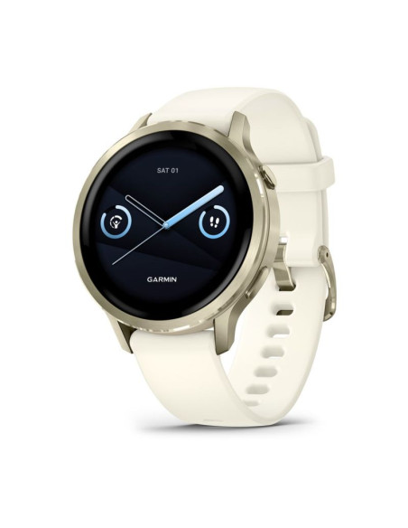 Smartwatch garmin venu 4 41mm beige lunar gold bone
