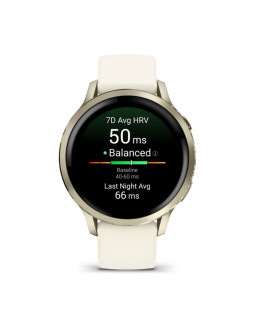 Smartwatch garmin venu 4 41mm beige lunar gold bone 2