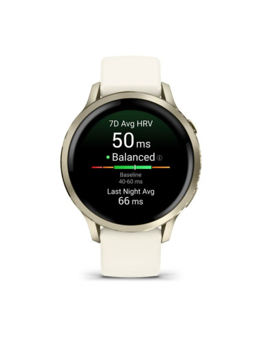 Smartwatch garmin venu 4 41mm beige lunar gold bone