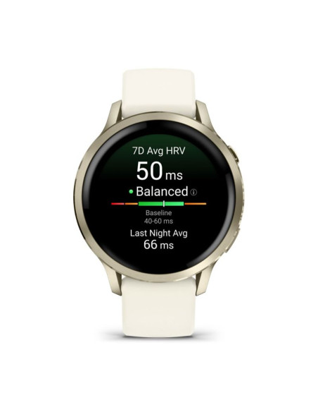 Smartwatch garmin venu 4 41mm beige lunar gold bone
