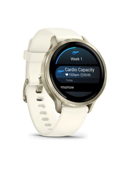 Smartwatch garmin venu 4 41mm beige lunar gold bone