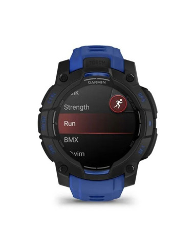 Smartwatch garmin instinct 3 amoled 45mm black/bolt blue