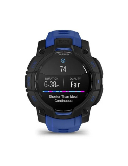 Smartwatch garmin instinct 3 amoled 45mm black/bolt blue