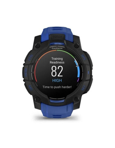 Smartwatch garmin instinct 3 amoled 45mm black/bolt blue