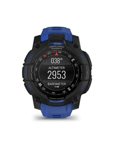 Smartwatch garmin instinct 3 amoled 45mm black/bolt blue