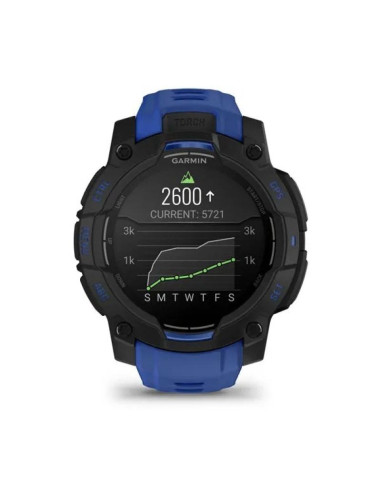 Smartwatch garmin instinct 3 amoled 45mm black/bolt blue