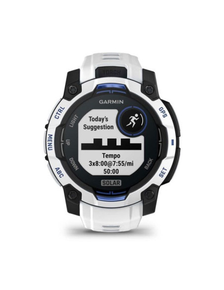 Smartwatch garmin instinct 3 45mm solar whitestone