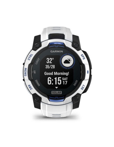 Smartwatch garmin instinct 3 45mm solar whitestone