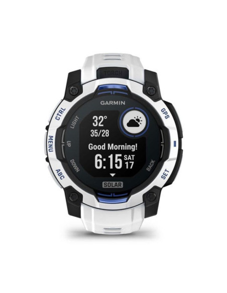 Smartwatch garmin instinct 3 45mm solar whitestone