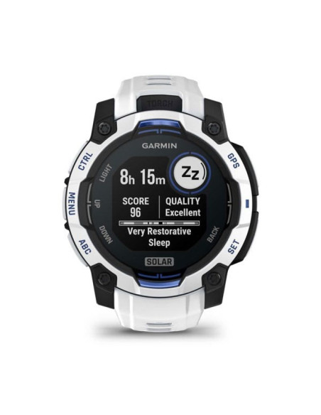 Smartwatch garmin instinct 3 45mm solar whitestone