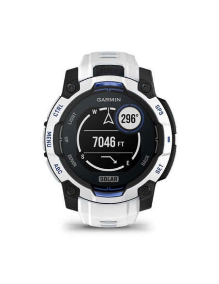 Smartwatch garmin instinct 3 45mm solar whitestone