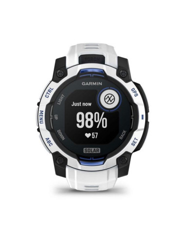 Smartwatch garmin instinct 3 45mm solar whitestone