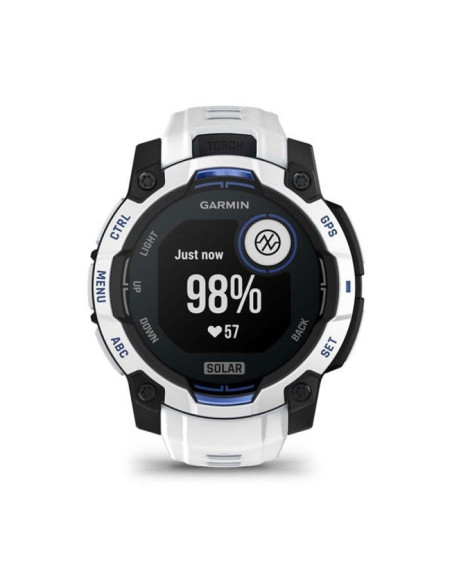 Smartwatch garmin instinct 3 45mm solar whitestone