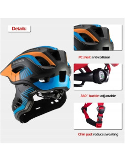 Rockbros kask rowerowy dziecięcy 53-58cm 2
