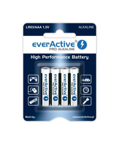 Baterie lr03 everactive aaa blister 4 sztuki
