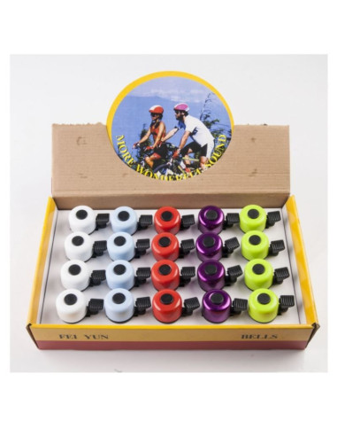 Dzwonek mini alu/kolor opakowanie 20 sztuk