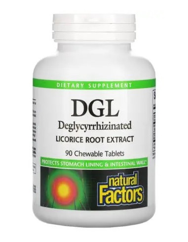 Dgl Deglycyrrhizinated Licorice Root - Deglicyryzynowy Ekstrakt Z Lukrecji (90 Tabl.)