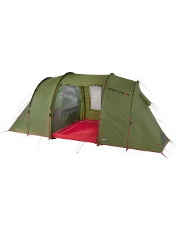 Namiot high peak goose 4 lw zielono-czerwony 10333