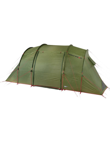 Namiot high peak goose 4 lw zielono-czerwony 10333