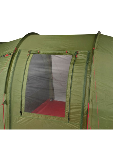 Namiot high peak goose 4 lw zielono-czerwony 10333