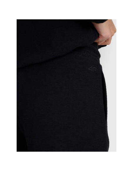 Spodnie dresowe z dzianiny strukturalnej damskie  4f 4fraw25ttrof1669-20s