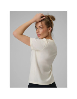 T-shirt loose z nadrukiem damski 4f 4fraw25ttshf3409-12s 2