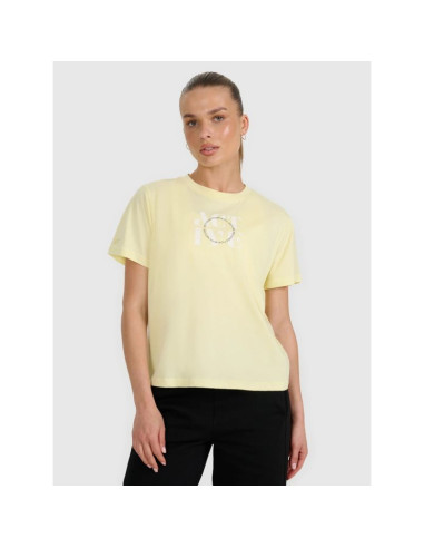 T-shirt z nadrukiem damsk 4f 4fraw25ttshf3229-73s