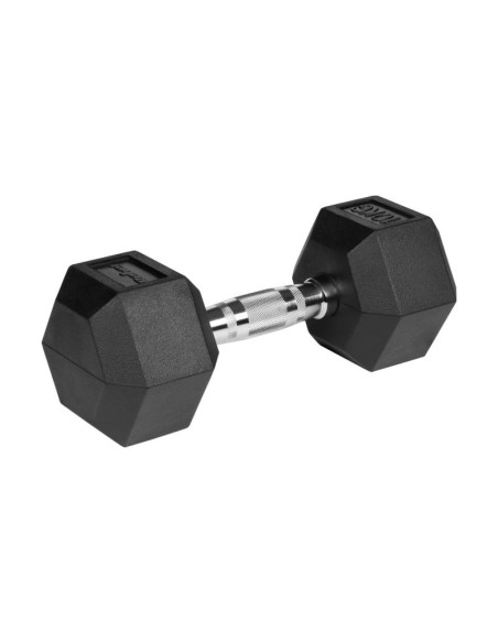 Hantle żeliwne gumowane hex 2x10 kg rebel active