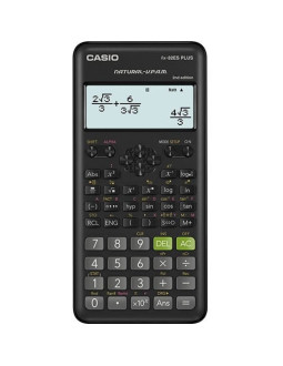 Casio fx-82esplus-2 kalkulator naukowy, 252 funkcje, 77x162mm, czarny box