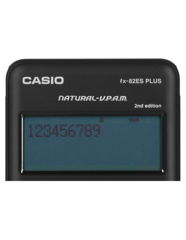 Casio fx-82esplus-2 kalkulator naukowy, 252 funkcje, 77x162mm, czarny box
