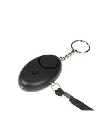 Alarm osobisty guard scorpion z latarką led, czarny, syrena 120db (yc-003-bl)