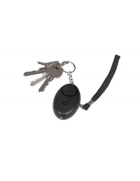 Alarm osobisty guard scorpion z latarką led, czarny, syrena 120db (yc-003-bl)