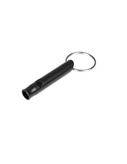 Gwizdek przetrwania guard whistle aluminium czarny (yc-010-bl)
