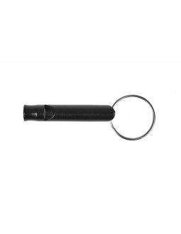 Gwizdek przetrwania guard whistle aluminium czarny (yc-010-bl) 2