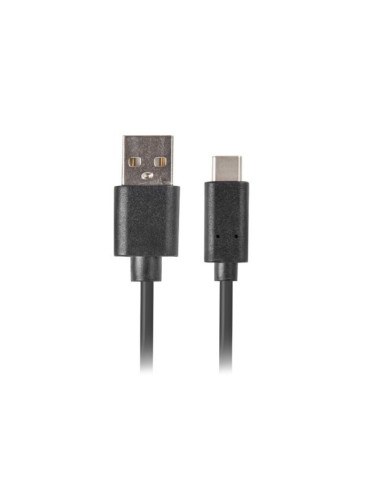 Kabel lanberg ca-usbo-10cu-0005-bk (usb 2.0 typu a - usb typu c   0,50m  kolor czarny)