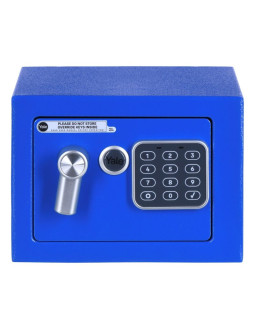 Yale mini electronic safe blue sejf podstawowy ysv mini niebieski