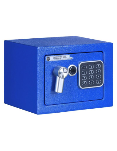 Yale mini electronic safe blue sejf podstawowy ysv mini niebieski