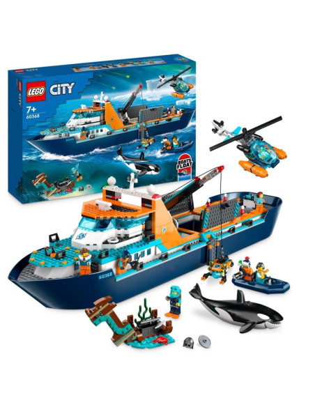 Lego city 60368 łódź badacza arktyki